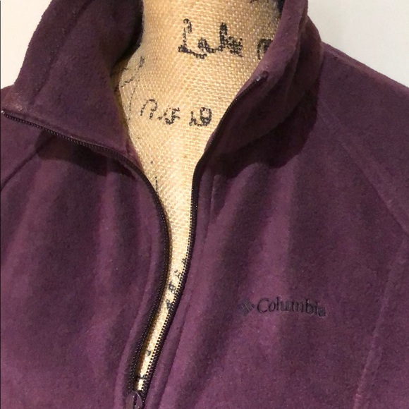COLUMBIA FLEECE ZIP UP JACKET - Picture 2 of 5
